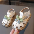 thumbnail image 7 of Gubotare Toddler Shoes Sandals Baby Girls Boys Summer Sandals Unisex Soft Anti-Slip Rubber Sole Toddler Outdoor Beach Walking Shoes Size 9.5 (White,Toddler 9.5), 7 of 7