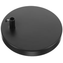 MUSEYA Swing Arm Desk Lamp Base Only Black Iron for Flexible Lamp Making Use