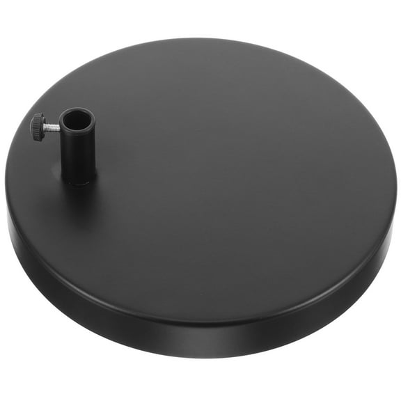 MUSEYA Swing Arm Desk Lamp Base Only Black Iron for Flexible Lamp Making Use