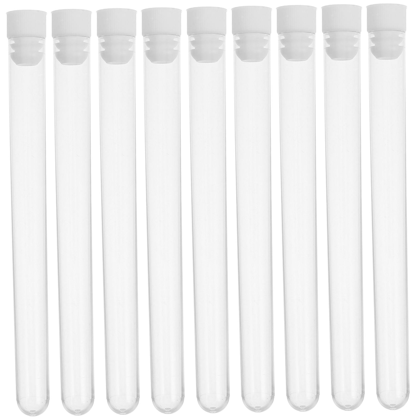 HEMOTON 100pcs Needle Container Sewing Needle Tubes Plastic Needle Case Needles Holder