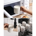thumbnail image 3 of Famiware Star 4-Piece Stoneware 12 oz Coffee Mug Set, Matte White, 3 of 7