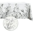 thumbnail image 5 of Eucalyptus Leaves Fabric Waterproof Tablecloth,Rectangle Watercolor Wrinkle Oil-Proof Resistant Table Cover for Dining Table, Buffet Parties and Campin,Grey Leaves(60" x 120" inch), 5 of 6