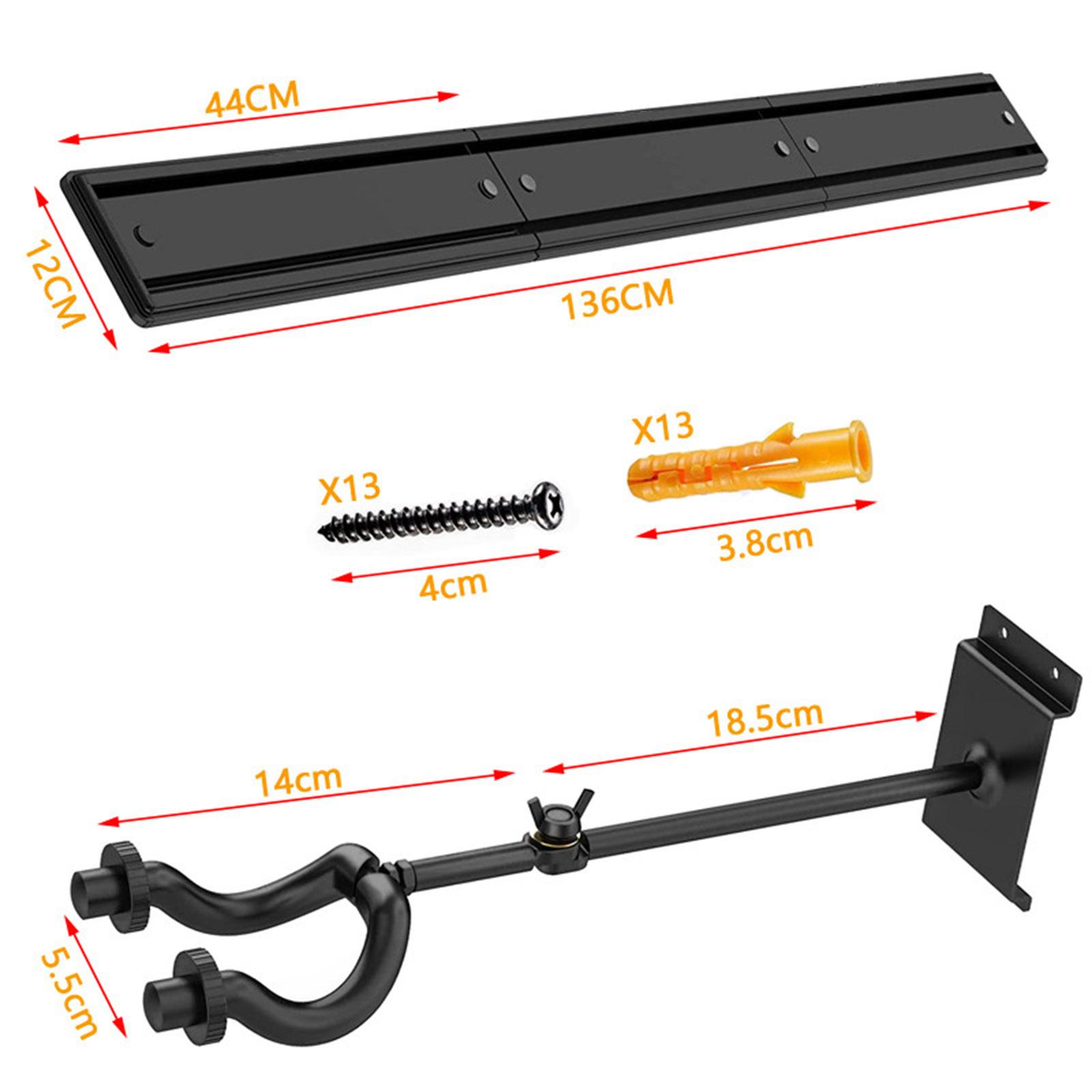 LeeQinersw Durable Guitar Hanger Display Stand Wall Mounted Holder Hook for Acoustic Guitar