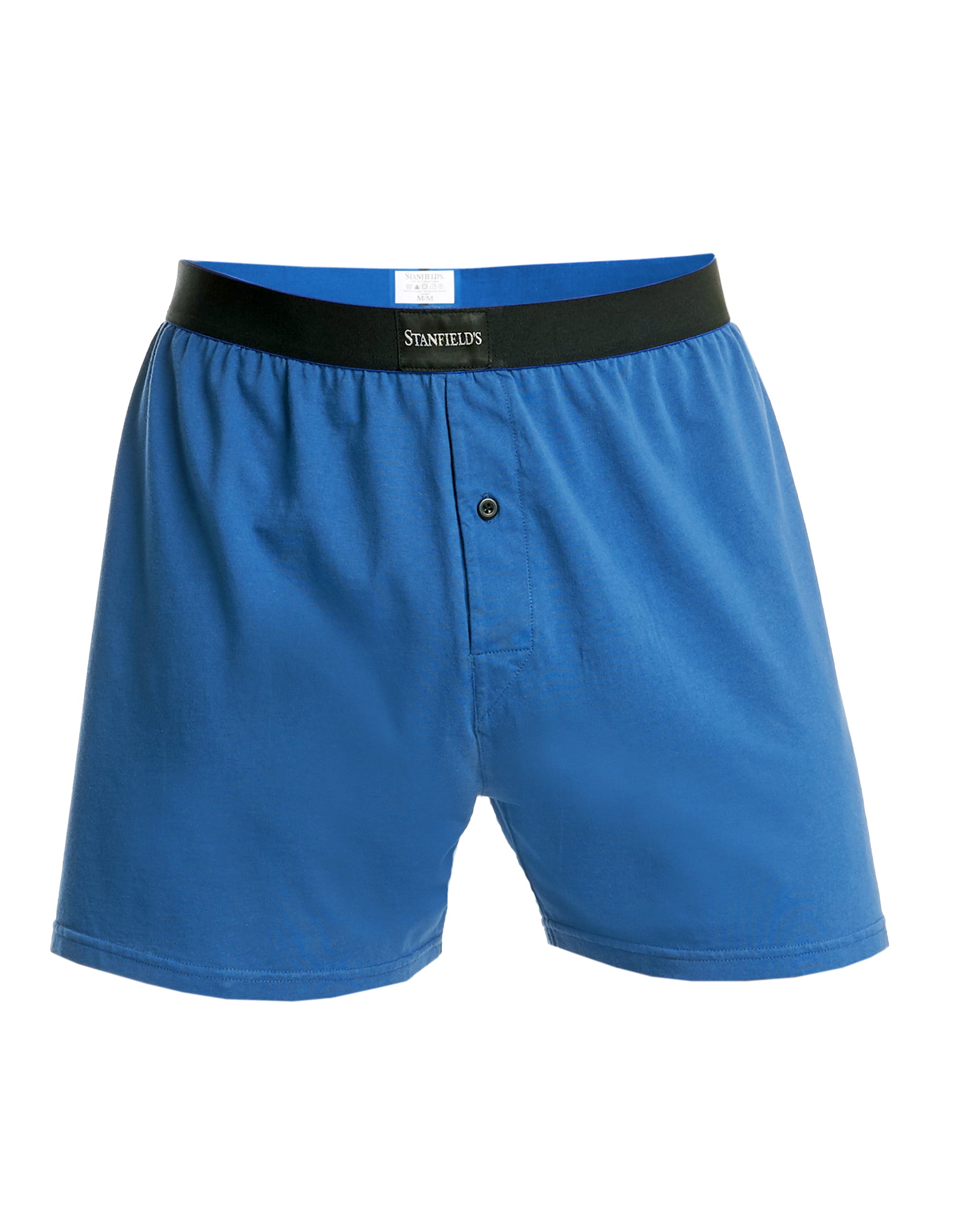 Stanfield's Men's Hanging Premium Cotton Solid Knit Boxer Underwear