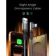 thumbnail image 3 of AINOPE USB to USB C Cable [2-, 6.6ft] 3.1A Type C Charger Fast Charging, Right Angle USB C Cable for  17 Carplay Cable, 3 of 8