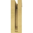thumbnail image 4 of 4"W x 8"D x 12"H Classic Emerson Rough Cedar Woodgrain TimberThane Corbel, Primed Tan, 4 of 6
