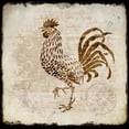 thumbnail image 2 of Allen, Kimberly 15x15 White Modern Wood Framed Museum Art Print Titled - Vintage Rooster Square 2, 2 of 4
