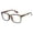 Brown, variant on IAJFHAFS Unisex Square Transparent Lens Glasses