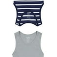 thumbnail image 4 of Buyless Fashion Boys Scoop Neck Tagless Undershirts Soft Cotton Tank Top  (12 Pack)  13-14, 4 of 7