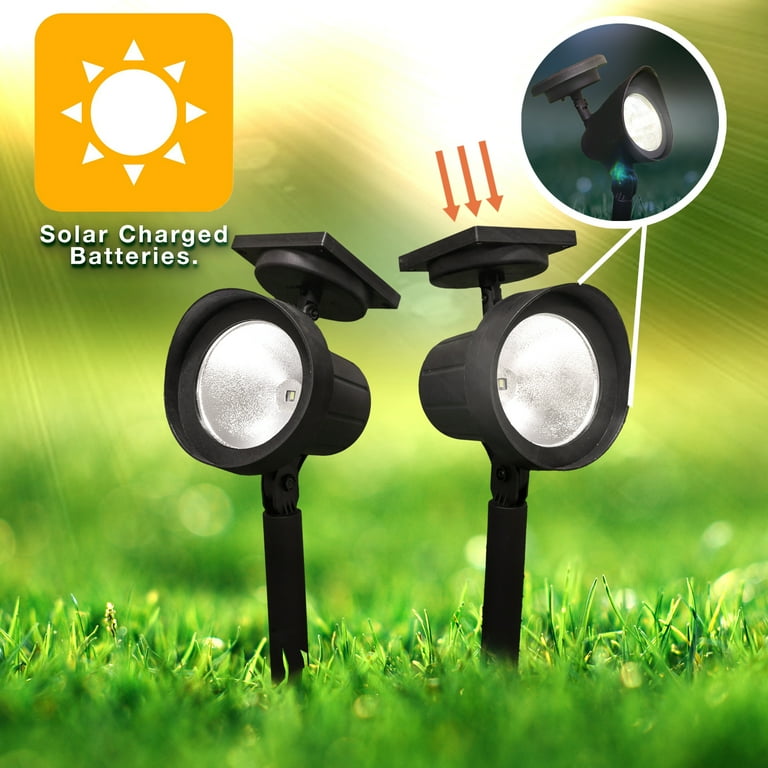 LED Solar Spot Light 15 lumen 2 Pack