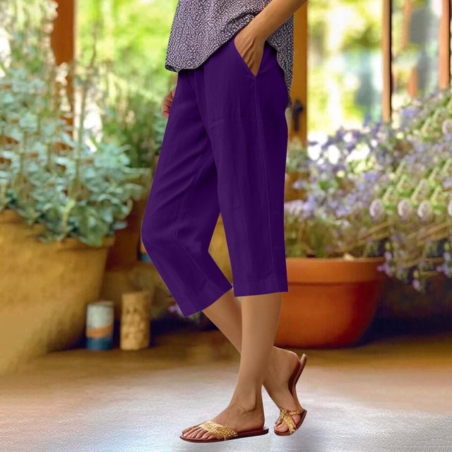 MKLEKYY Pantalones Cortos de Mezclilla para Mujer, Elegantes Pantalones Cortos Estampados, Sueltos, de Un Cuarto