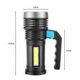 thumbnail image 5 of Super Bright LED Searchlight Portable Rechargeable Spotlight Handheld Flashlight, 5 of 12