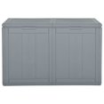 thumbnail image 6 of vidaXL Patio Storage Box 47.6 gal Gray PP Rattan, 6 of 8