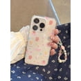 thumbnail image 3 of INS cute cat sweet love cake graffiti cartoon bracelet IMD phone case for iPhone 13 15 Pro Max 11 12 14 Promax back cover, 3 of 7