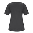 thumbnail image 7 of Endives Women's 3/4 Sleeve Shirts V Neck Loose Fitting Tops Casual Solid Color Tshirts Trendy Basic Tunic Summer Ladies Tops, 7 of 7