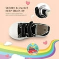 thumbnail image 2 of Toddler Boys and Girls Low Top Canvas Adjustable Strap Sneakers, 2 of 6