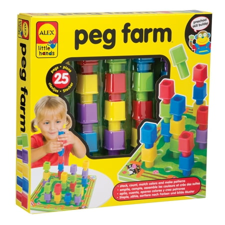 ALEX Toys Little Hands Peg Farm