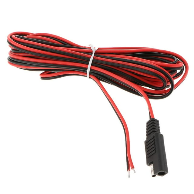 Xuanheng 12-24V Solar Panel Battery SAE Plug Extension Lines Connector Cable Cord 5Meters