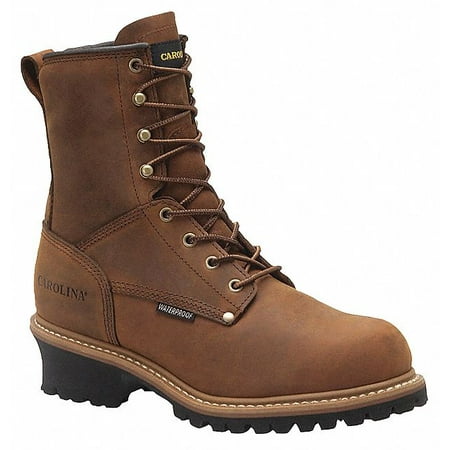 

Carolina Shoe Logger Boot 9 4E Brown Steel PR CA5821