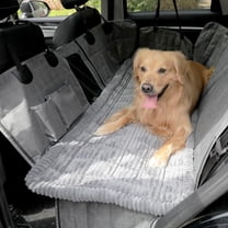 Dog Car Seat Cover for Back Seat, Car Seat Protector, Nonslip Soft Durable for Cars Trucks and SUV (Gray, 24.8" x 54")