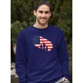 thumbnail image 2 of July 4Th Independence Statue Sweatshirt Men -Image by Shutterstock, Male Medium, 2 of 4