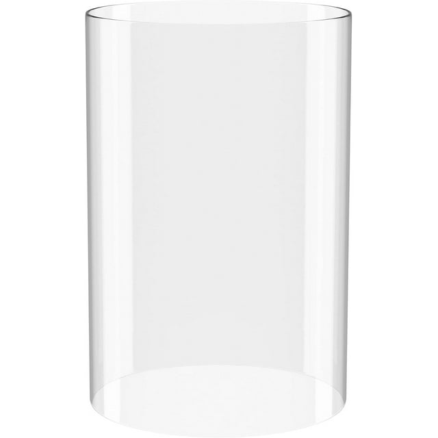 Hurricane Candle Holder Glass, Open Ended Glass, Cylinder Vase Open, Glass Lamp Shade of 3" x 7" (Multiple Specifications)