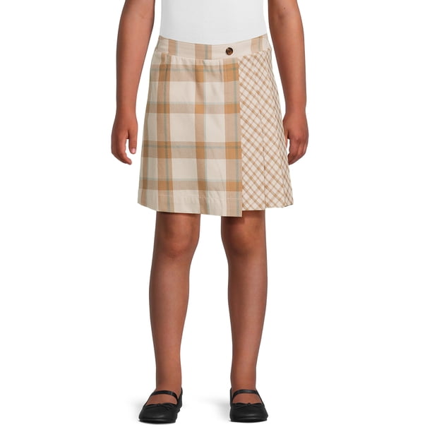 KIDS MINI BOX PLEAT SKIRT
 4-10 WOODBLOCK WONDER main image 1