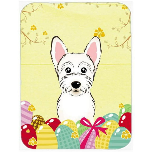 Westie Easter Egg Hunt Mouse Pad, Hot Pad or Trivet