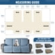 thumbnail image 4 of Funda para Sofá Reclinable Impermeable TAOCOCO de 3 Plazas, 4 of 7