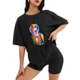 thumbnail image 2 of Women T Shirts and Men T shirt Oversized Shirts Cool Graphic Tees for Men Vintage Streetwear Sweat Casual Shirt 3XL, 2 of 5