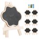 thumbnail image 2 of Chalk Board Signs Mini Blackboards Memo Board For Pubs Kitchens Wood Material Rectangular Shape 10.6x8cm 7Pcs, 2 of 5
