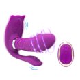 thumbnail image 2 of Portable Women's Fun Wireless Remote Control Invisible Underwear Butterflies Wearing Jumping Eggs G-Spot Backyard Warming Masturbation Device, 2 of 9
