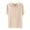 Beige, variant on Uaswgudfs Plus Size Hoodies for Women Short Sleeve Hooded Drawstring T-Shirt Solid Color Loose Fit Sport Tee Top, XL