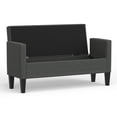thumbnail image 5 of 52" Upholstered Storage Bench in Dark Gray, 5 of 7