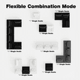 thumbnail image 4 of Oversized Modular Sectional Sofa with Luxury Boucle Fabric, Convertible Foam-Filled Couch for Living Room, Free Combination Design for Families and Pets, 4 of 9