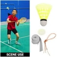 thumbnail image 3 of OULII Badminton Training Machine Badminton Trainer Yellow Stroke Technique Improvement Advanced Players 1 Set, 3 of 8