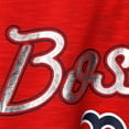 thumbnail image 3 of Women's G-III 4Her by Carl Banks Red Boston Red Sox Game Time Slub Beach V-Neck Cover-Up Dress, 3 of 4