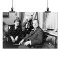 thumbnail image 2 of Print: President John F. Kennedy And Mayor Willy Brandt Of Berlin At The, 2 of 4