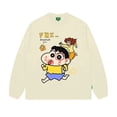 thumbnail image 3 of Suéter Kawaii Crayon Shin-chan dibujos animados Anime Y2K chica picante algodón manga larga moda suelta Casual deportes pareja Top otoño, 3 of 4
