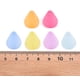 thumbnail image 4 of 200 colgantes de pétalos de acrílico transparente esmerilado para bisutería., 4 of 4