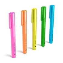 Staples TRU RED Pocket Highlighter with Grip Chisel Tip Assorted 15/Carton TR54584VS