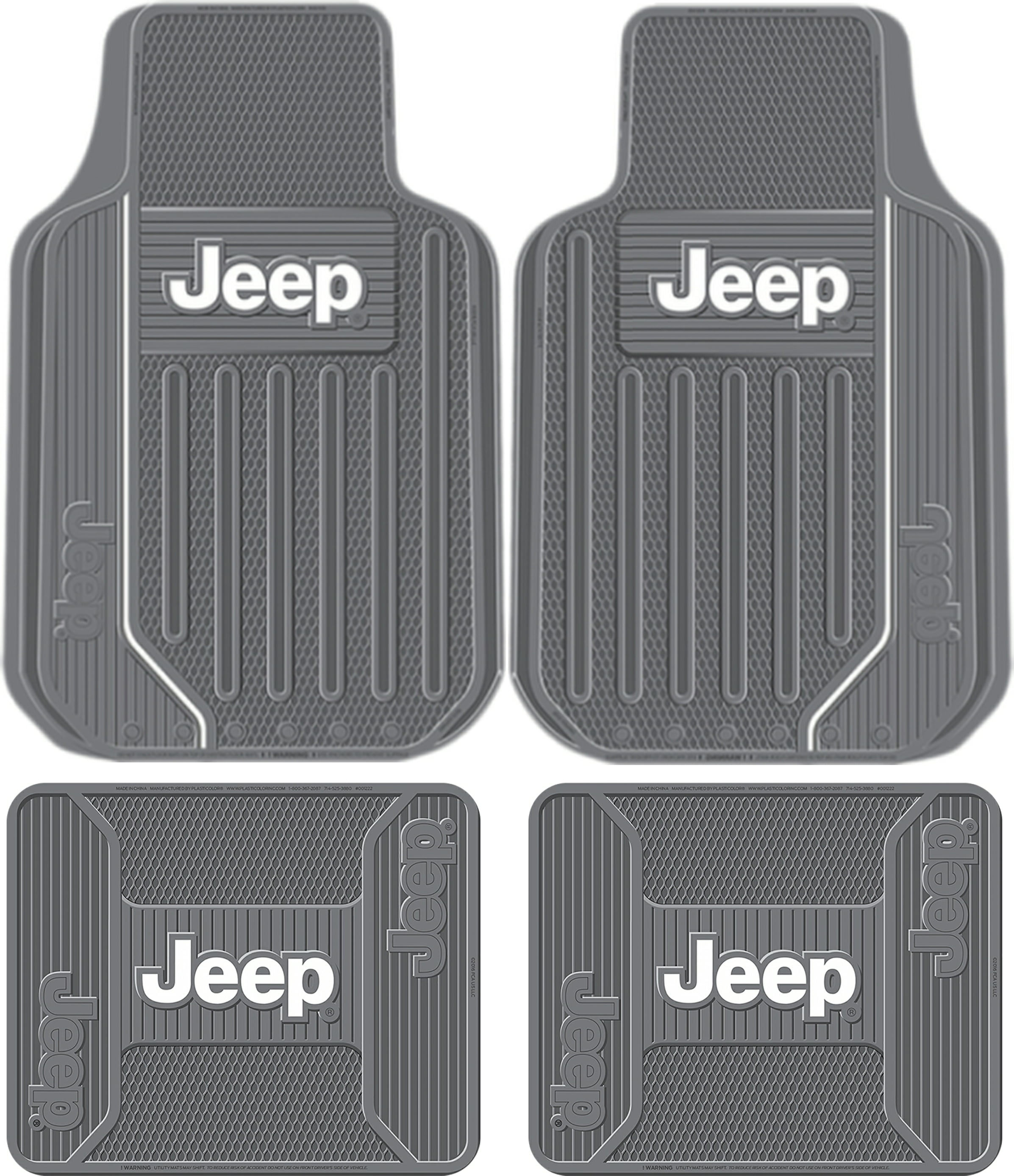 University of Miami 2pc & 4pc Mat Sets-Heavy Duty-Cars,Trucks,SUVs 