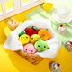 thumbnail image 4 of Juego de 6 Piezas de Mini Frutas de Felpa Suaves Rellenas de Frutas Coloridas YONGSHENG Melocotón Naranja Piña Melón, 4 of 5