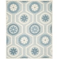 thumbnail image 2 of Hawthorne Collections 8' X 10' Hand Tufted Wool Rug in Blue and Ivory, 2 of 6
