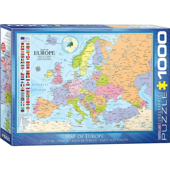 EuroGraphics Map of Europe Puzzle (1000 Piece)