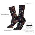 thumbnail image 4 of Cauagu Rainbow Jellyfishes Print Crew Socks for Women and Men,Adult Athletic Running Socks 1-Pair Sports Socks Work Gear Socks with Moisture Wicking, 4 of 6