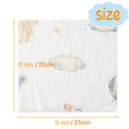 thumbnail image 6 of Threemushroom Squares Adorable Prints Muslin Baby Washcloth, 8 Count, 6 of 6