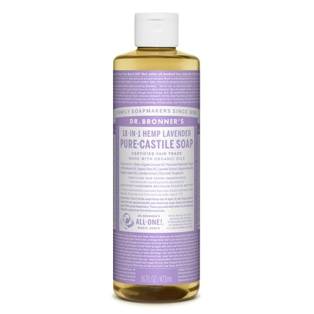 Dr. Bronner's Lavender Pure-Castile Liquid Soap - 16 (Best Bath Soap For Kids)