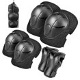 thumbnail image 1 of Kids Skate Pads 6pcs Adjustable Kids Knee Pads Elbow Pads Wrist Pads Protective Gear Set, 1 of 4