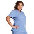 thumbnail image 4 of Dickies Balance Scrubs Top for Women V-Neck DK812, XS, Ciel Blue, 4 of 7